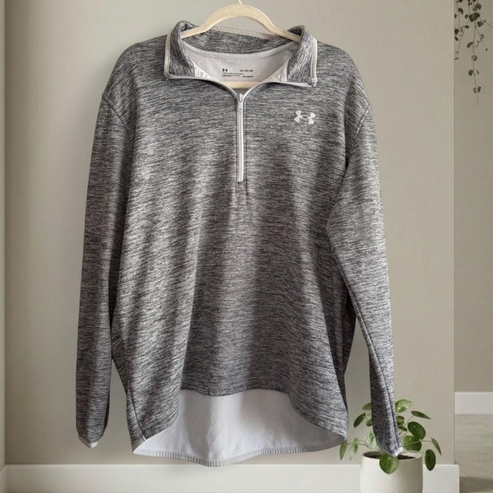 Under Armour grey quarter zip sweatshirt Size XL